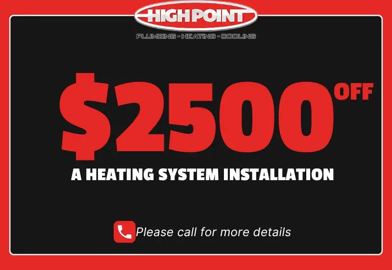 $2500 Off Heating System Installation